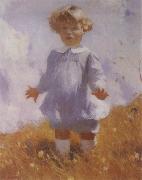 Frank Benson Boy in Blue china oil painting reproduction
